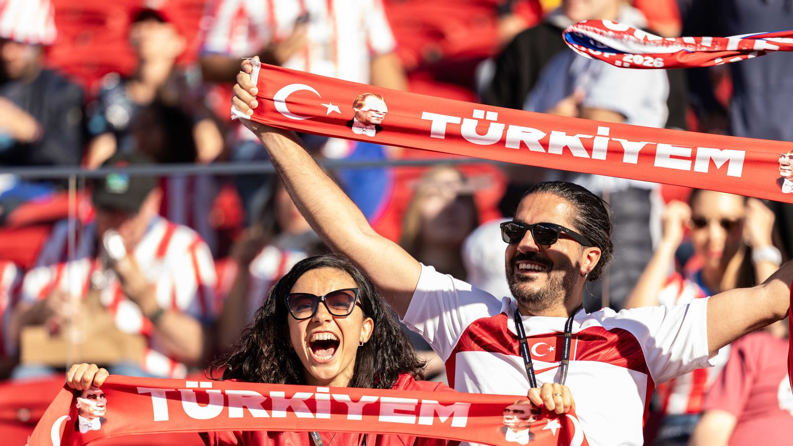 Turkiye Supporters Cheer at the FIFA World Cup 2026