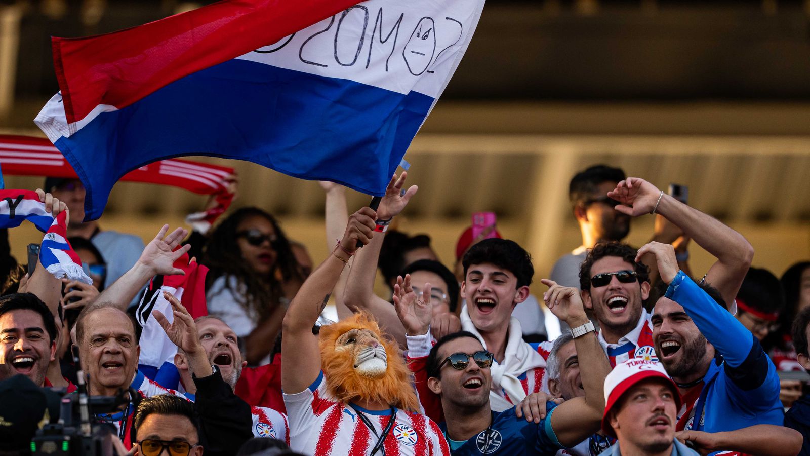 Paraguay Supporters at the 2026 FIFA World Cup