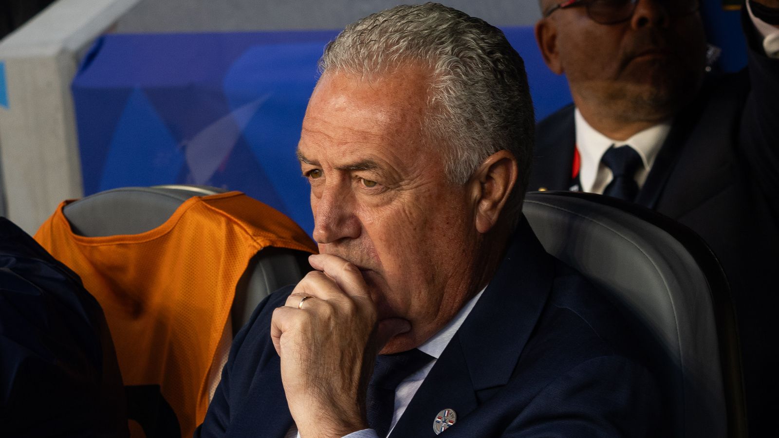 Paraguay's Coach Gustavo Alfaro strategizing at FIFA World Cup 2026