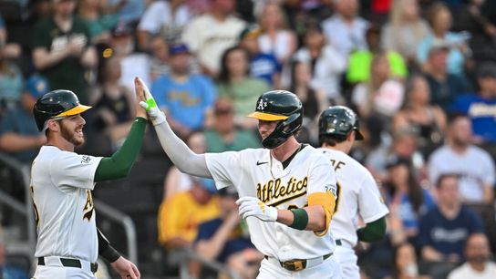 Henry Bolte's home run boosts Athletics against Brewers