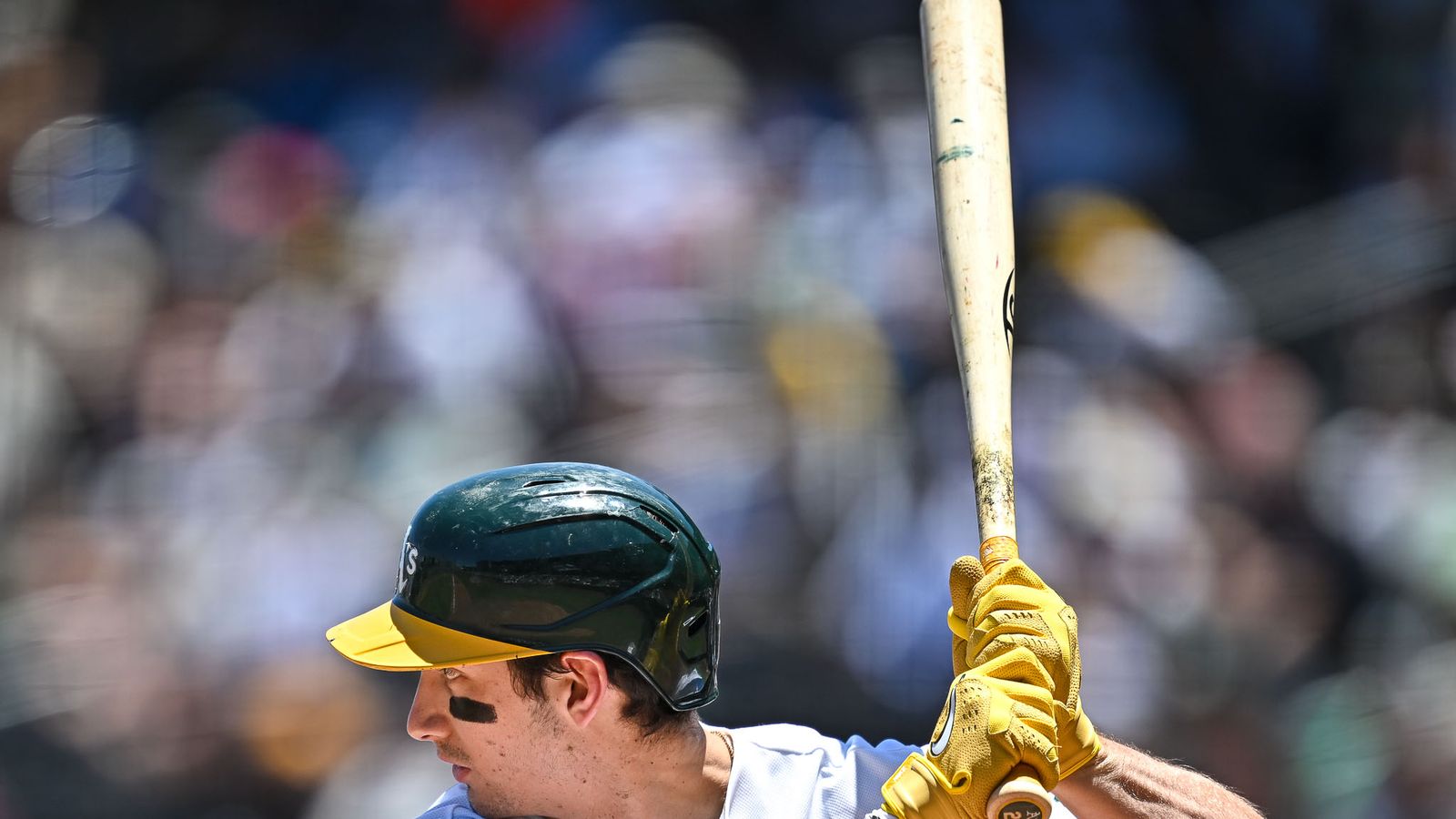 Tyler Soderstrom hits a home run against the Brewers.