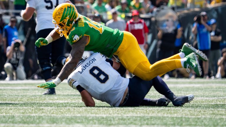 11. New York Giants: Matayo Uiagalelei, EDGE, Oregon