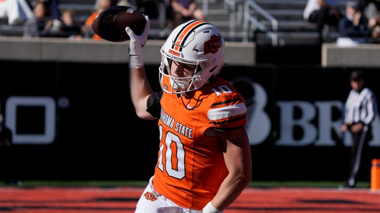 24) Los Angeles Chargers: WR Wyatt Young, Oklahoma State