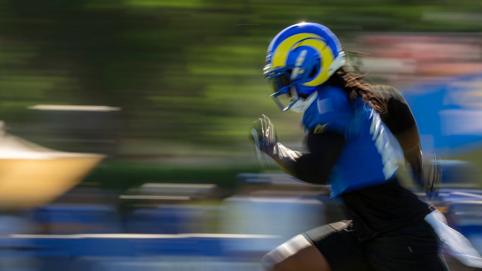 Davante Adams practices at Rams training camp