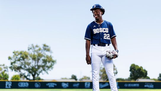 James Clark #22 at St. John Bosco High School, Bellflower, CA, May 2026