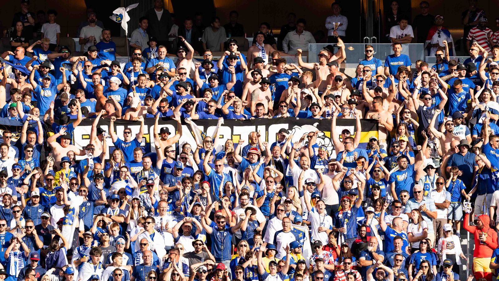Bosnia and Herzegovina fans at the 2026 FIFA World Cup