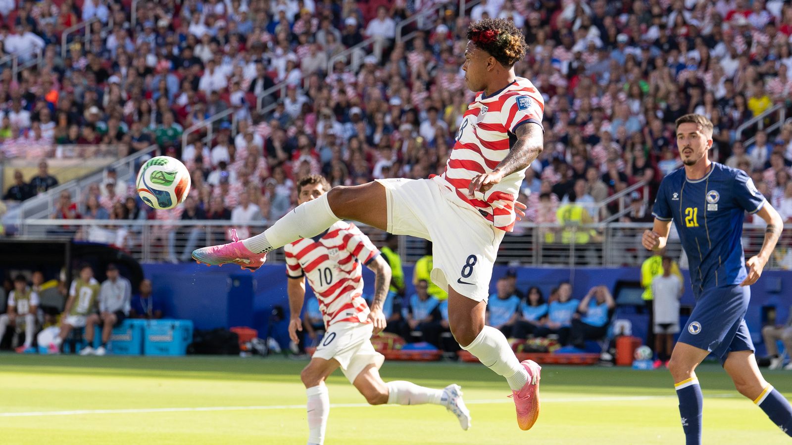Weston Mckennie in action during the FIFA World Cup 2026