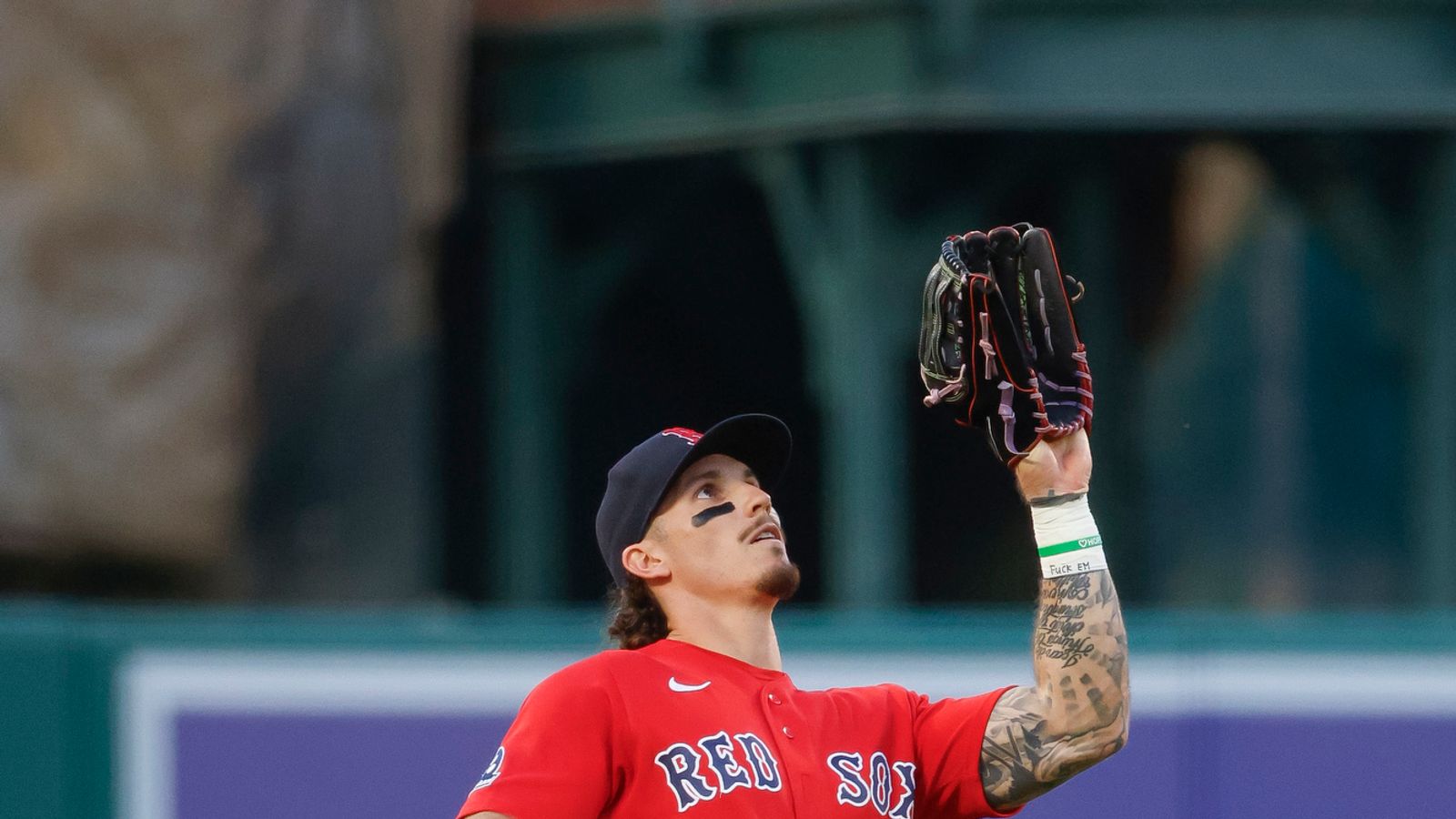 Jarren Duran makes a catch, Red Sox vs Angels, July 2026