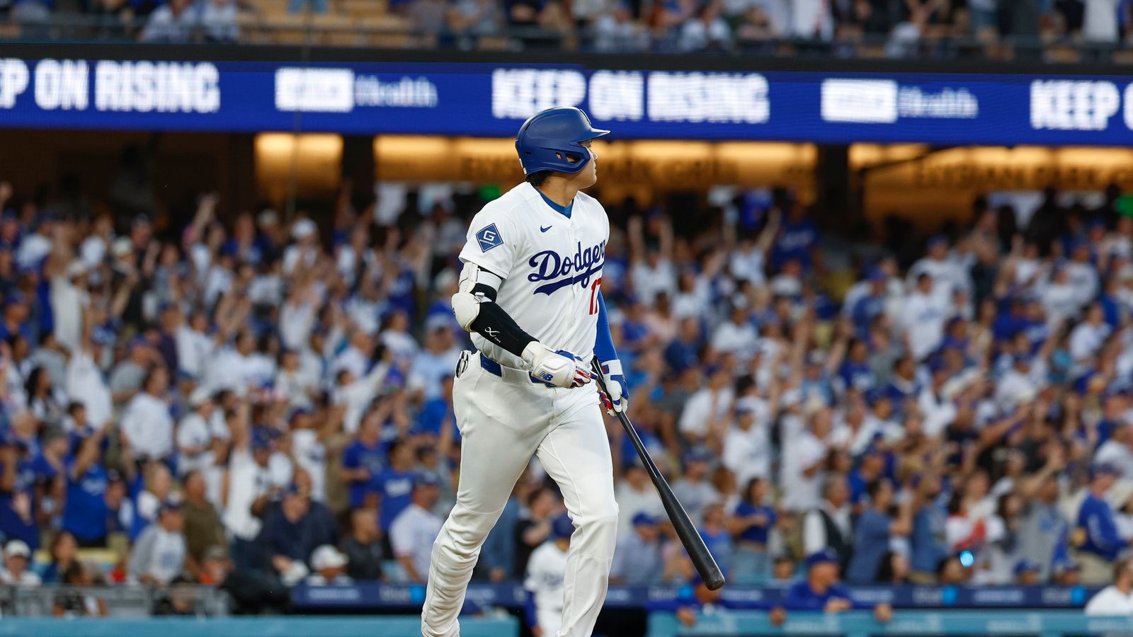 Shohei Ohtani's two-run homer at Dodger Stadium