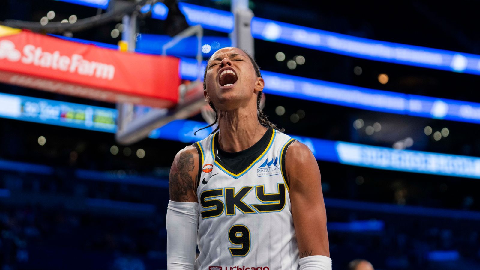 Natasha Cloud Reacts to Missed And-One vs Sparks