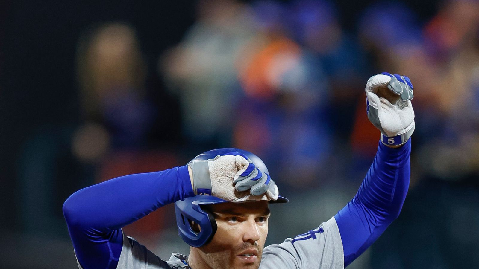 Freddie Freeman celebrates at Citi Field, July 24, 2026
