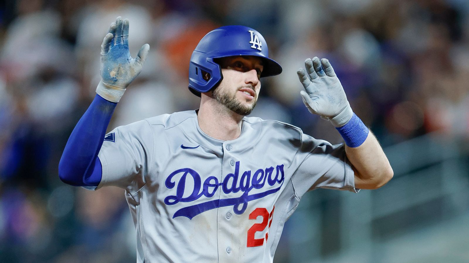 Kyle Tucker celebrates his home run at Citi Field, July 24, 2026