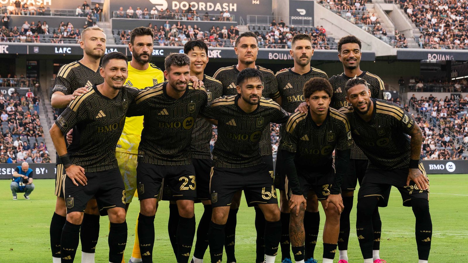 LAFC starting XI lineup against KC Sporting at BMO Stadium