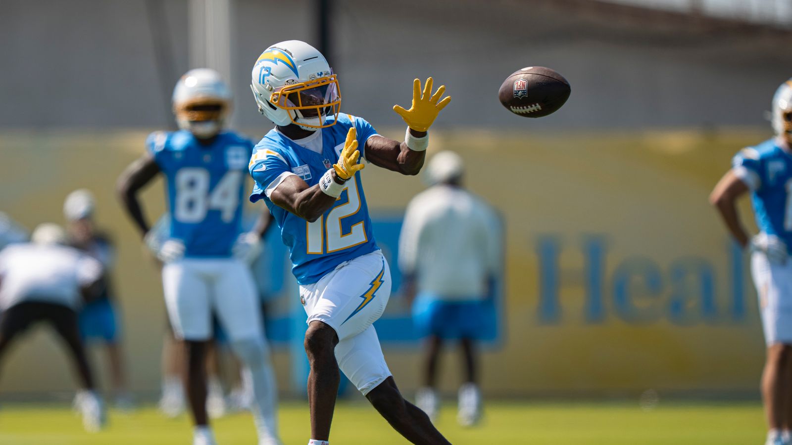 Wide Receiver Derius Davis at Chargers Training Camp