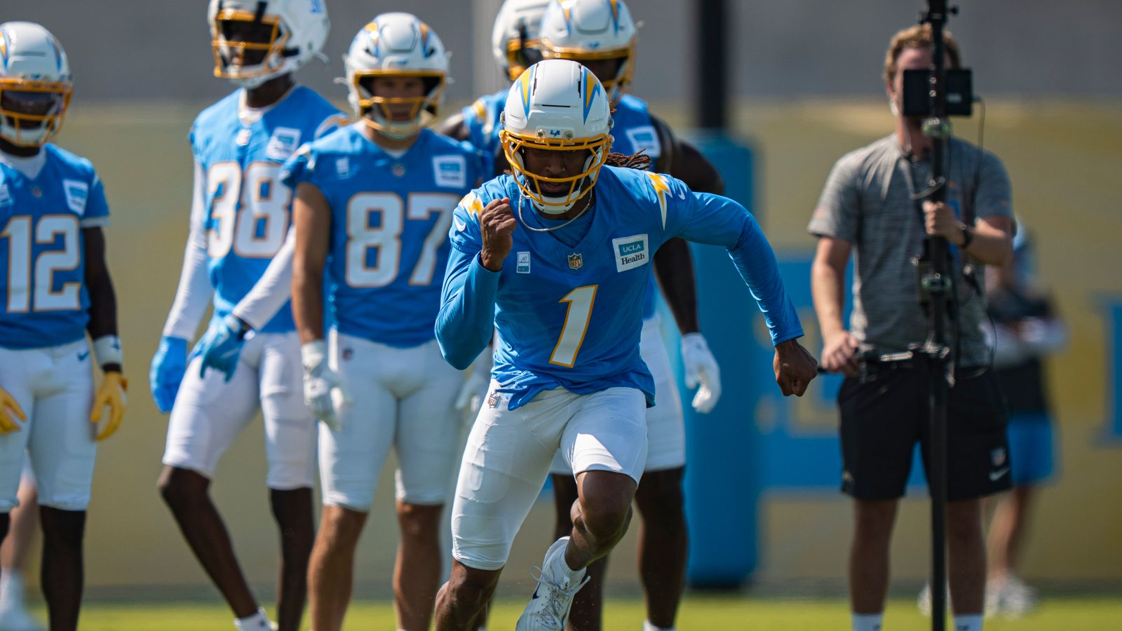 Quentin Johnston Prepares for Season at Chargers Camp