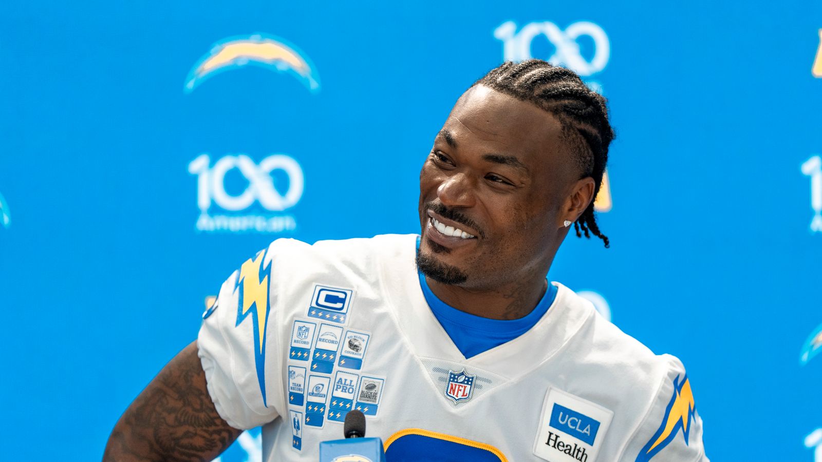 Derwin James Jr. Speaks to Media at Chargers Camp