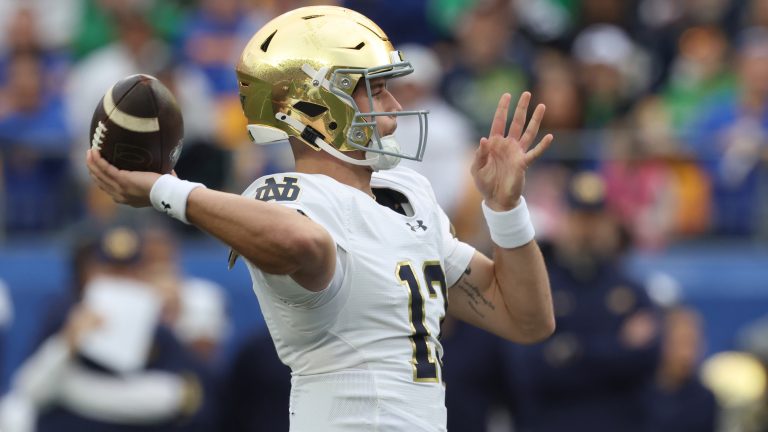 7. Cleveland Browns – CJ Carr, QB, Notre Dame