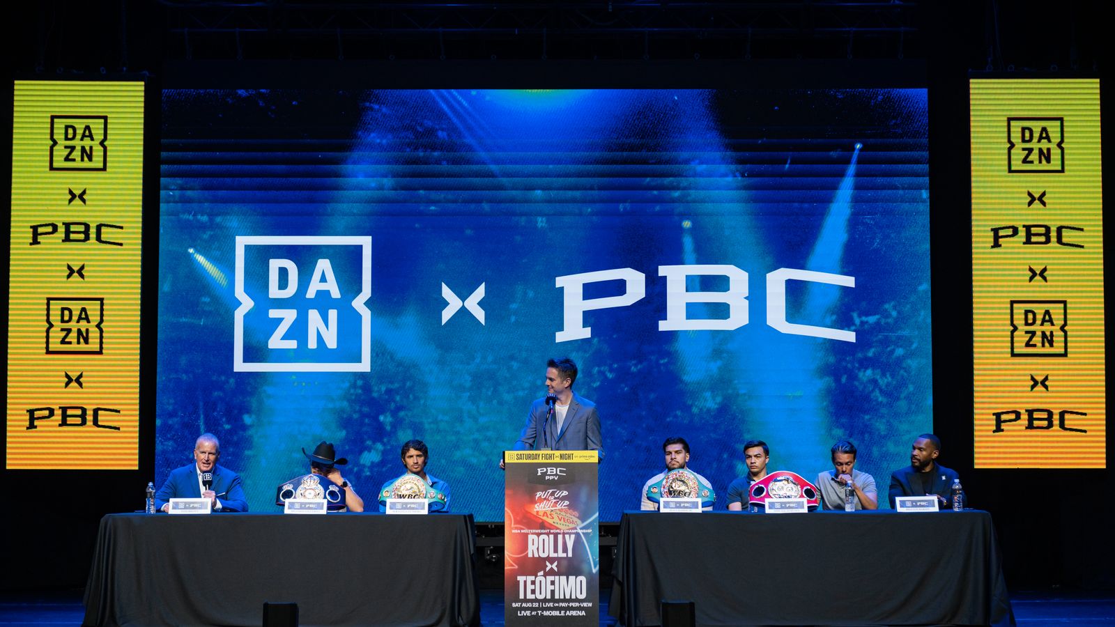Chris Mannix hosts PBC and DAZN partnership announcement
