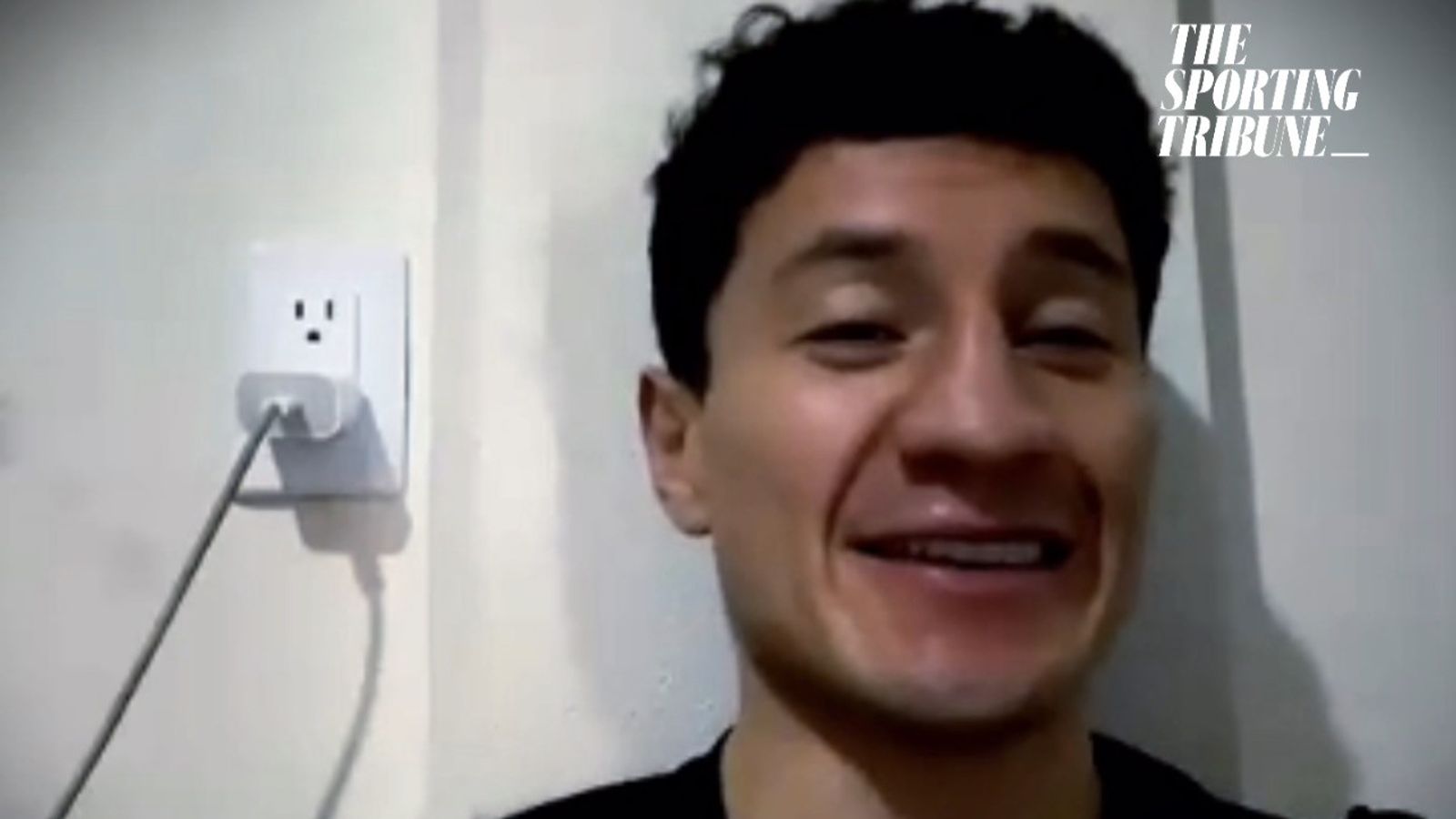 William Zepeda in a Zoom interview before his Aug. 1 title fight