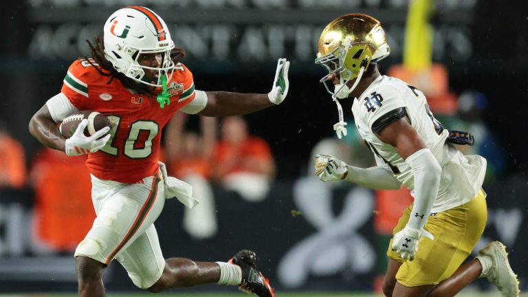 Semfinal: (4) Miami vs. (1) Notre Dame