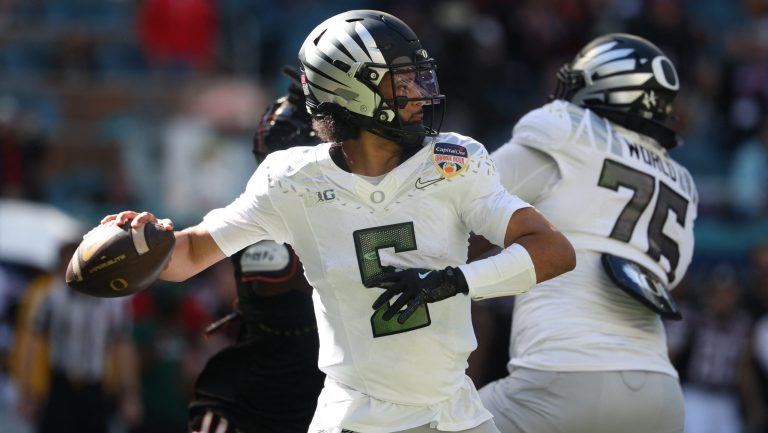 1. Miami Dolphins: Dante Moore, QB, Oregon