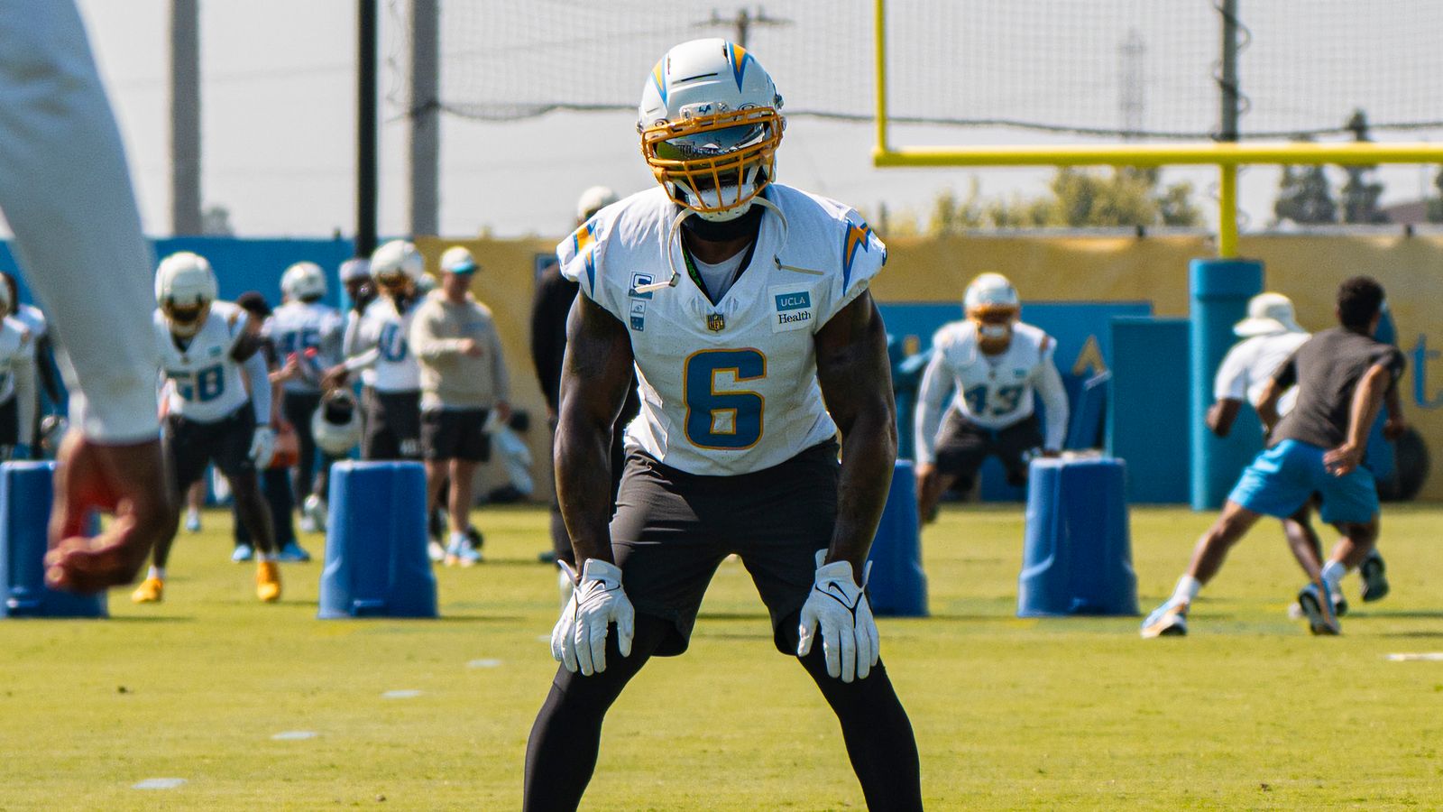 Denzel Perryman in Action at Chargers Training Camp