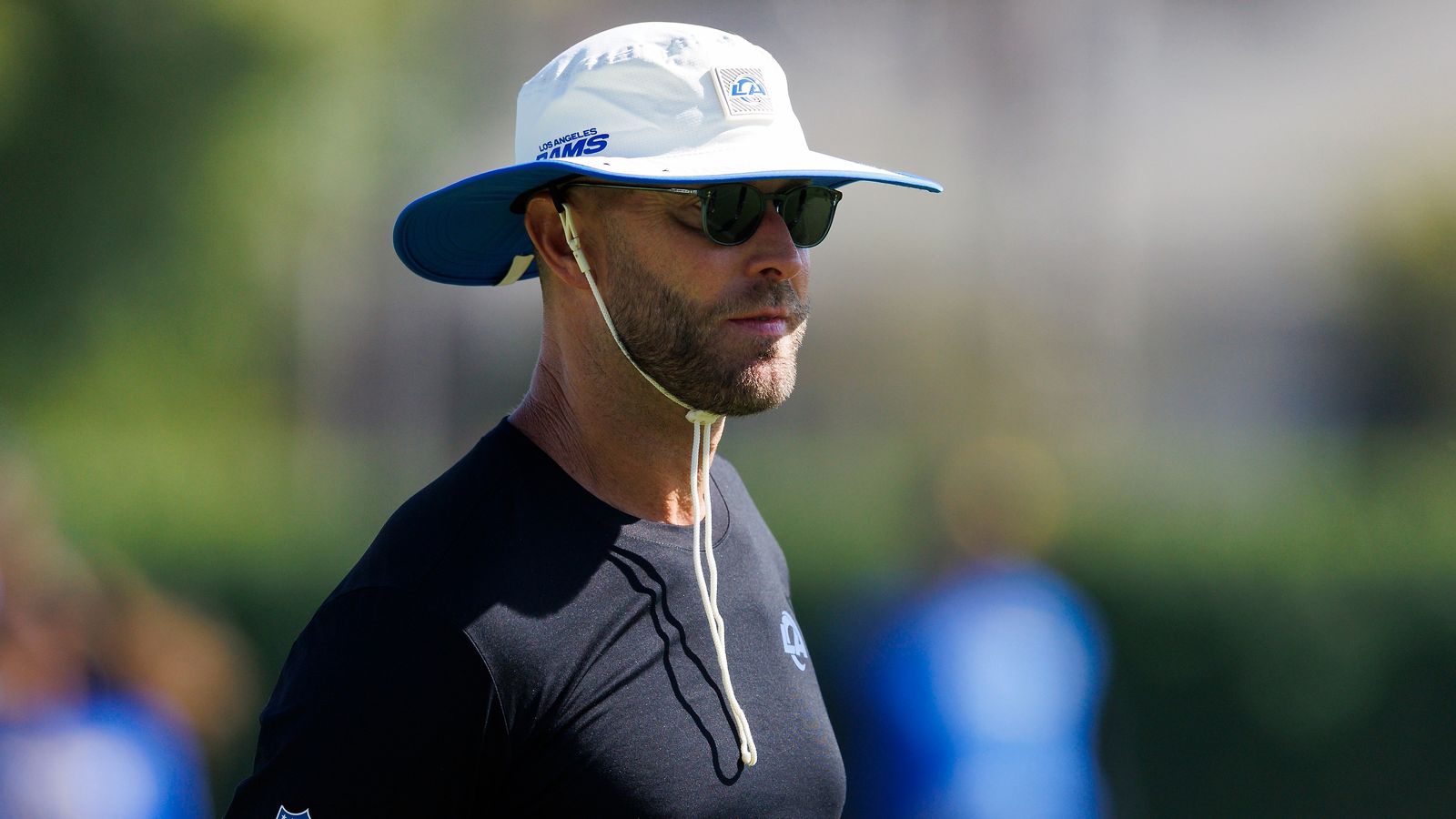 Kliff Kingsbury oversees Rams Training Camp in Los Angeles