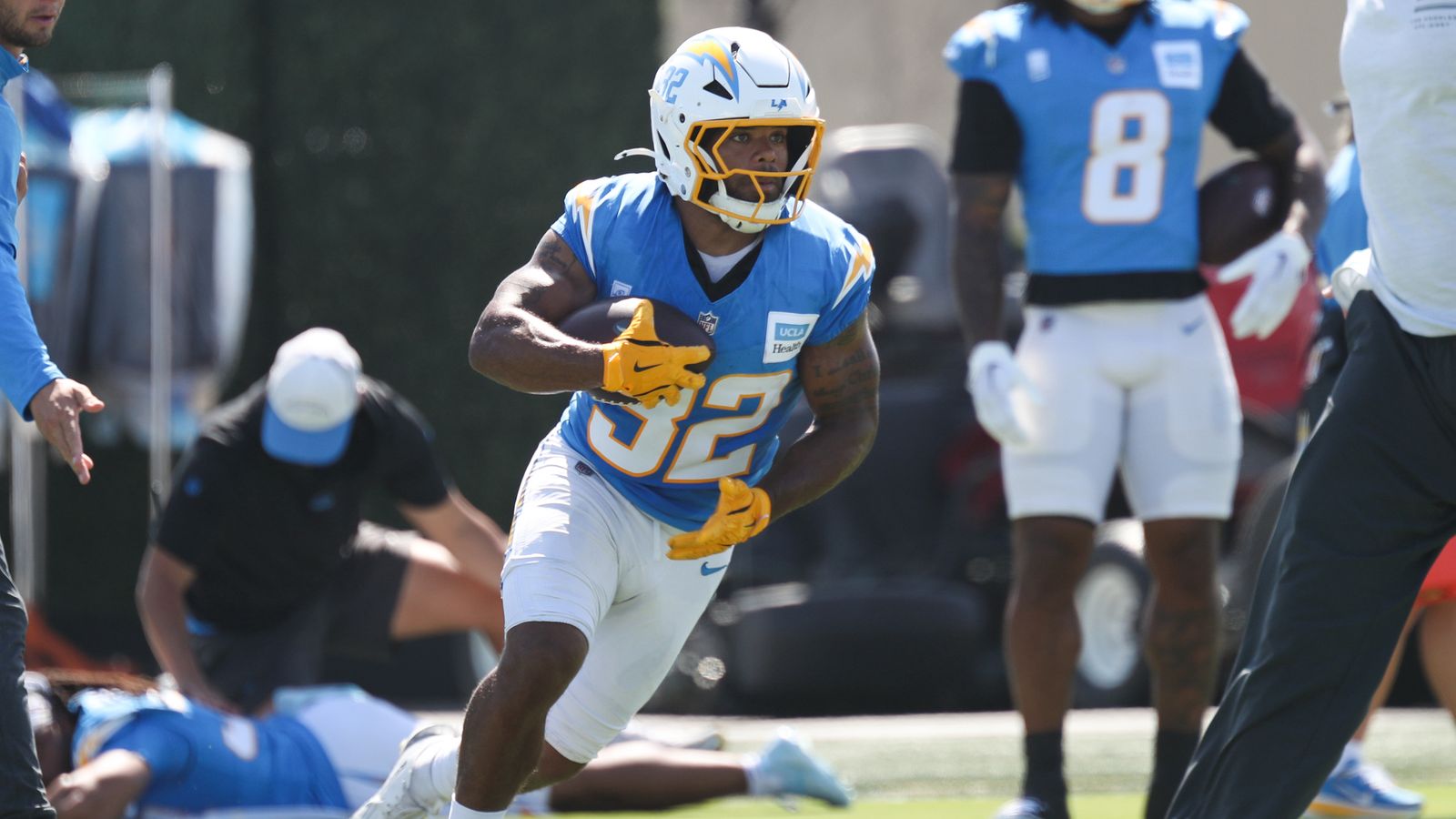 RB Jaret Patterson shows his skills at Chargers training camp