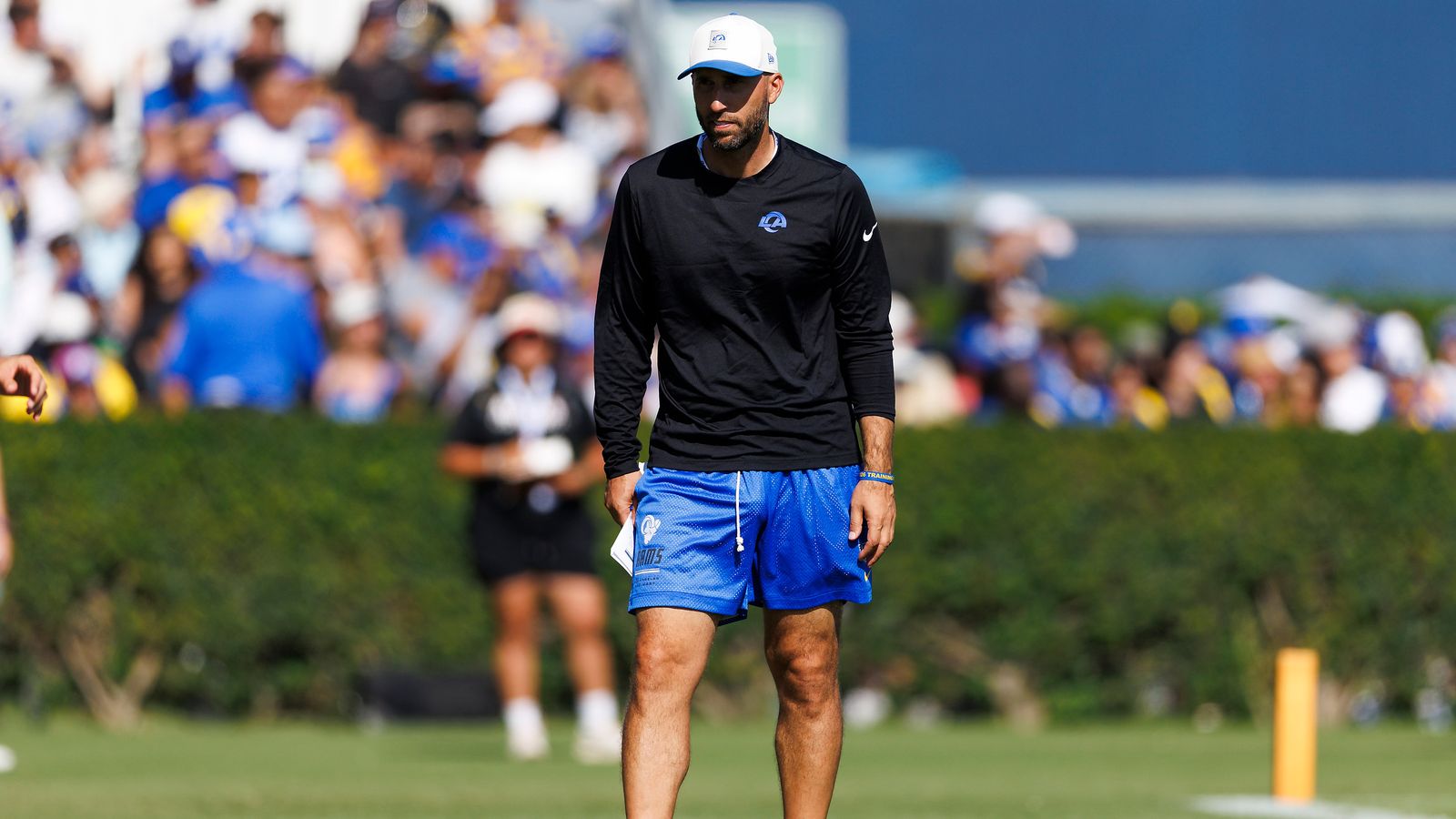 Dave Ragone at Rams Training Camp, August 2026