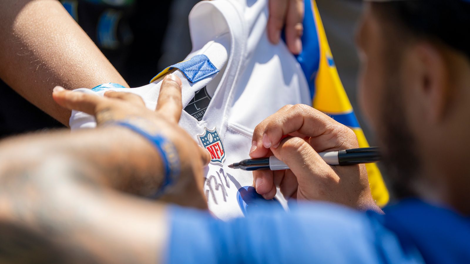 Blake Corum #24 at Fan Meet & Greet