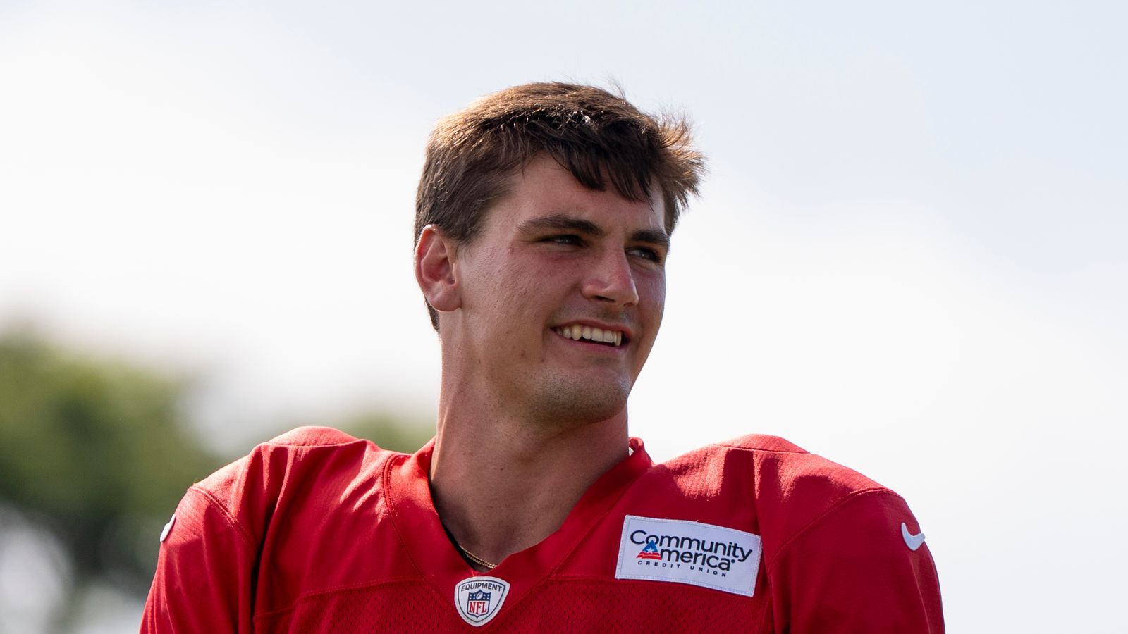 Ty Simpson #15 practices at Rams training camp, Loyola Marymount.
