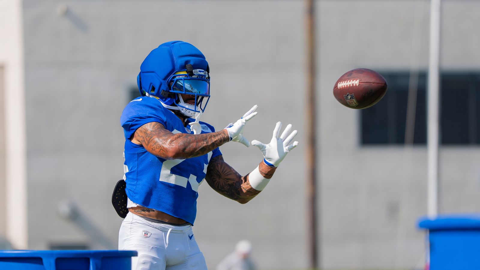 Kyren Williams #23 spotted at Rams training camp