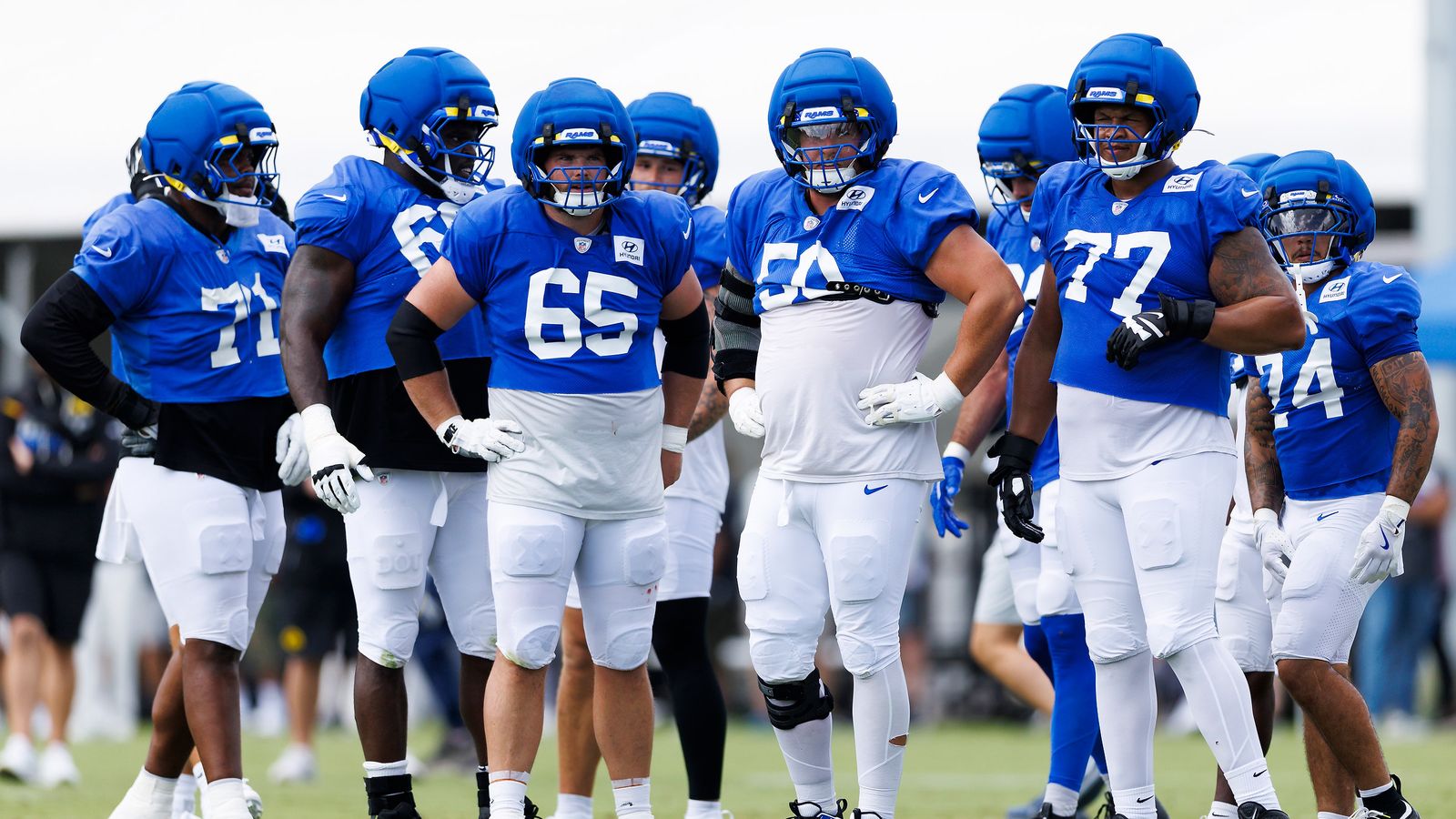 Rams offensive line showcases skills at joint practice with Cowboys