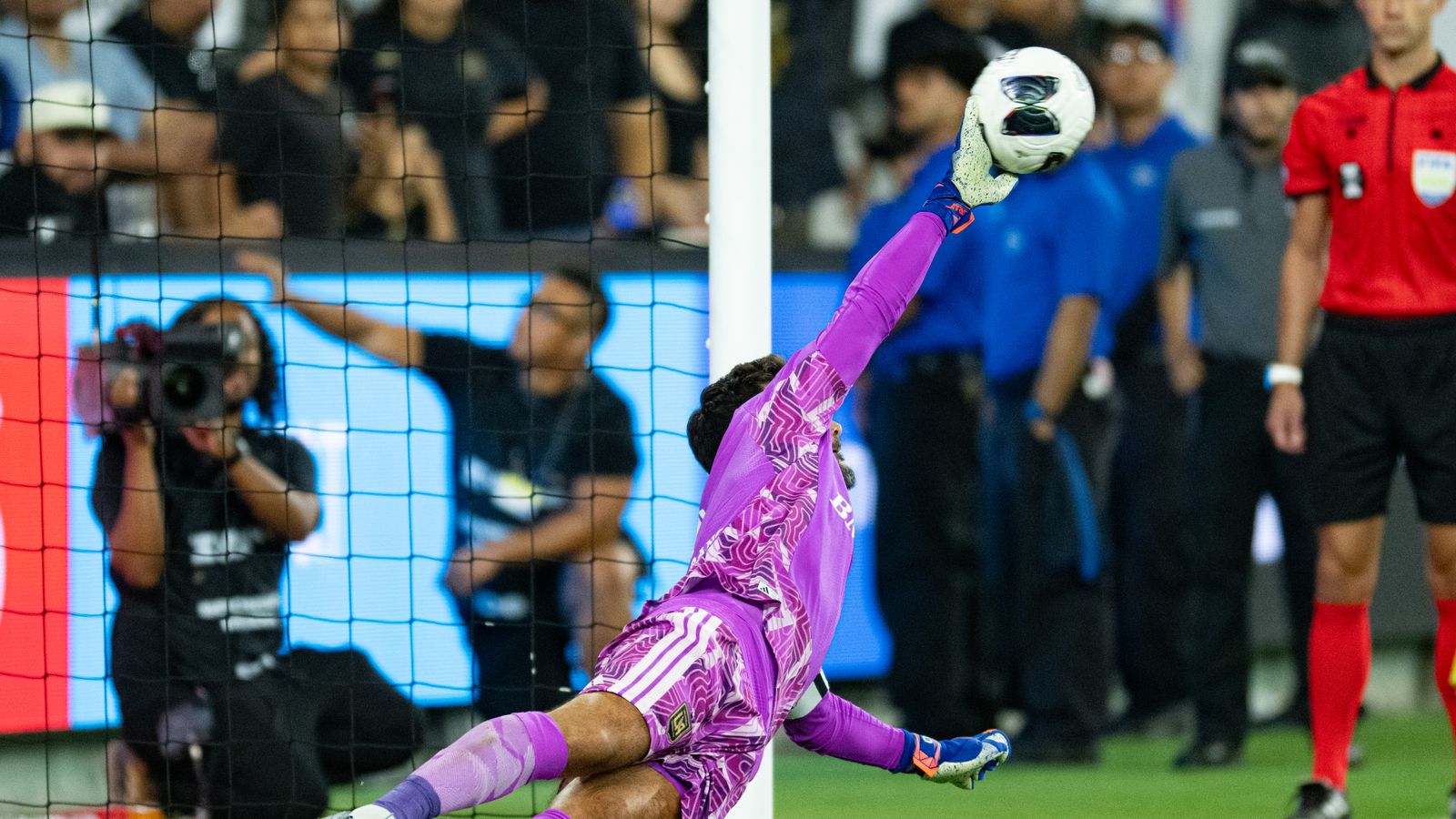 Hugo Lloris reaches for the ball on a penalty kick