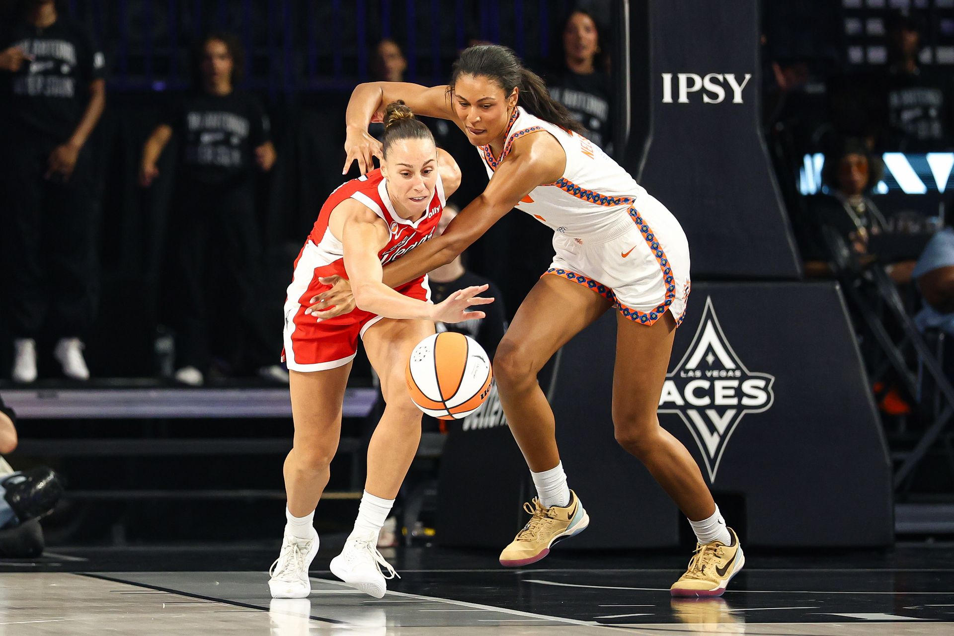 Stephanie Talbot steals the ball in game against the Sun