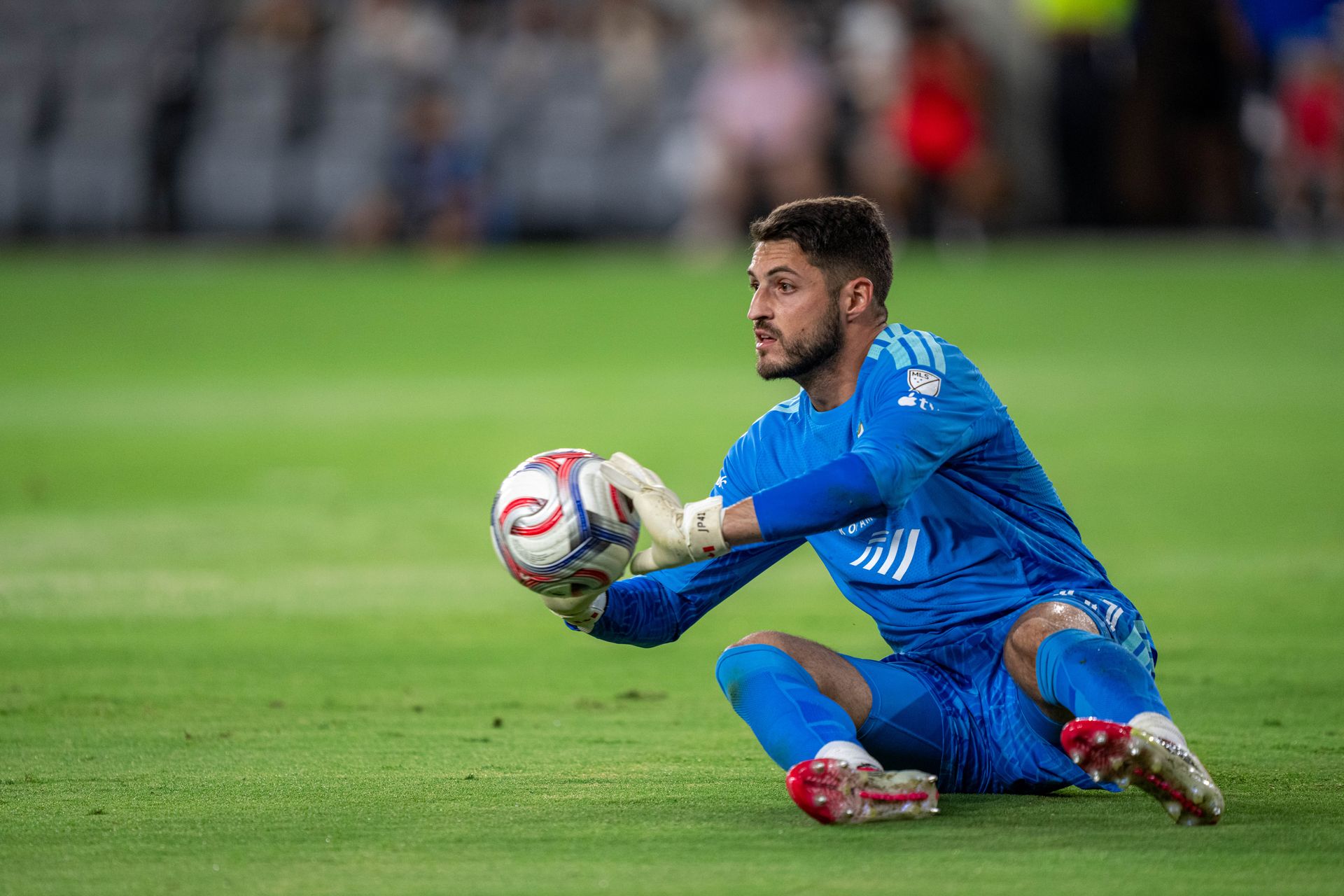 James Pantemis makes a save for Timbers