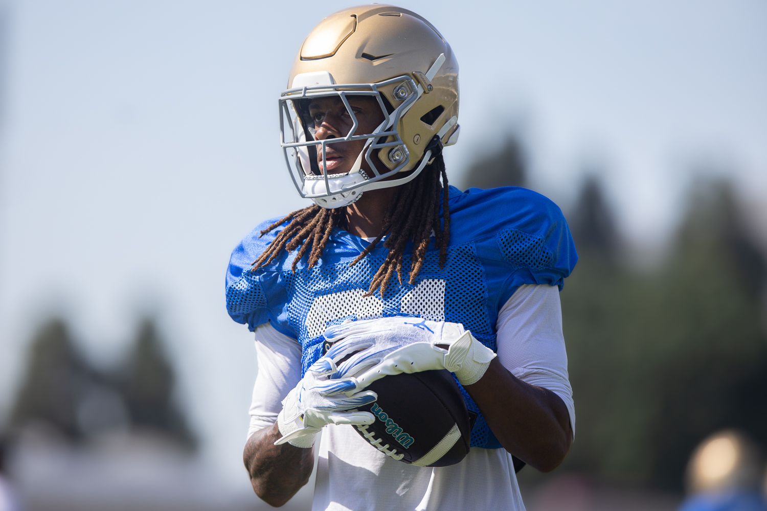 Chase Coleman at UCLA Football Training