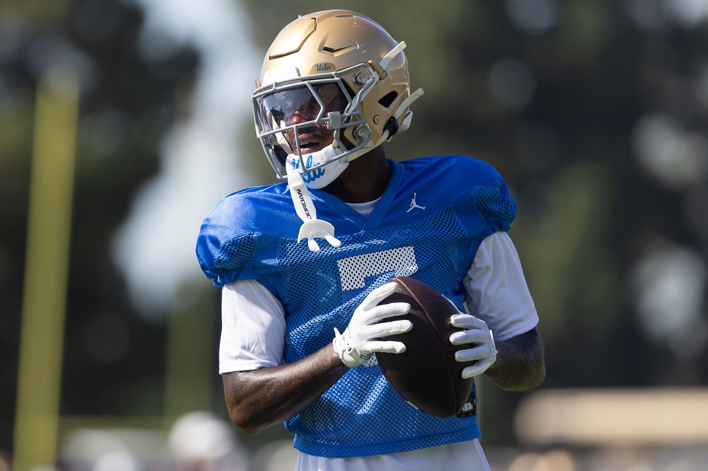 Aaron Williams Training at UCLA Football Practice