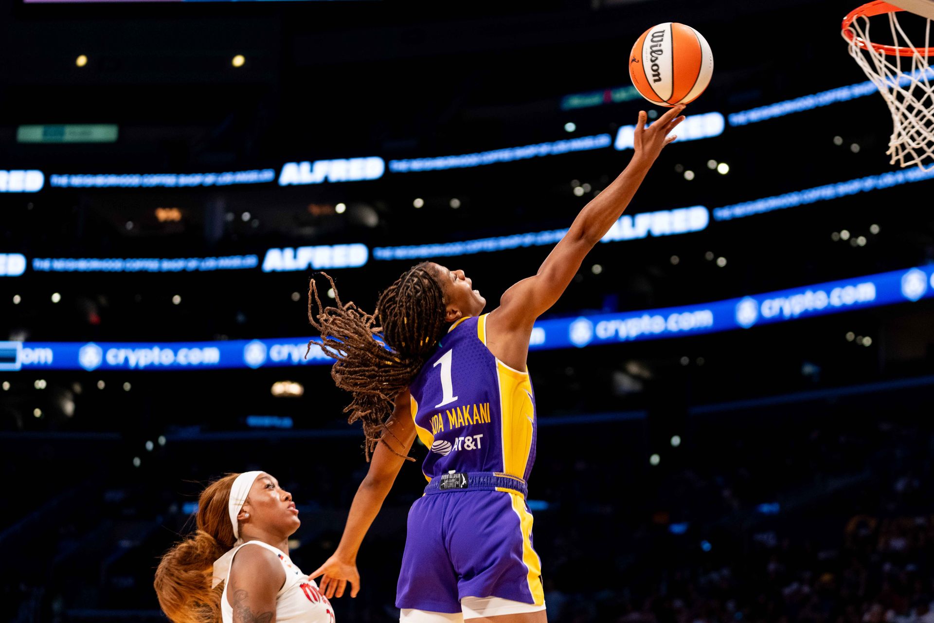 Monique Makani's Drive in the Lane Against Mystics