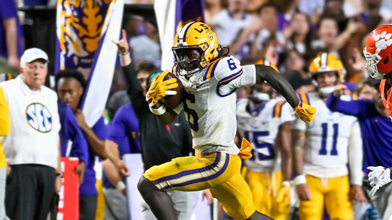 1. No. 7 LSU Tigers at No. 8 Ole Miss Rebels