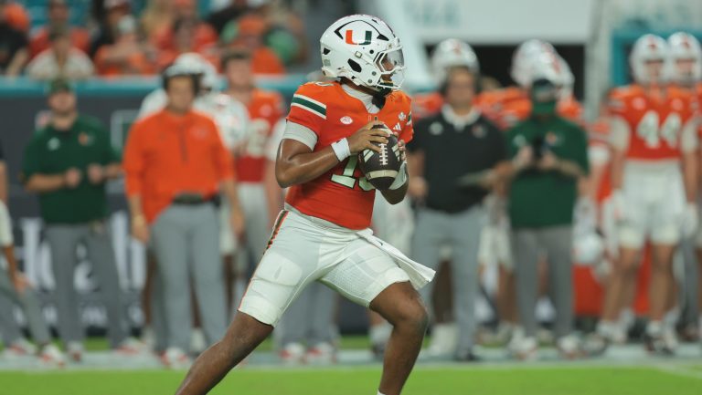5. Miami Hurricanes (3-0)