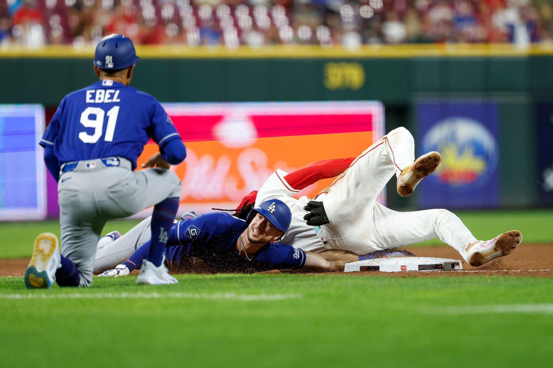 Elly De La Cruz tags out Kyle Tucker, Great American Ball Park, Sep 15, 2026