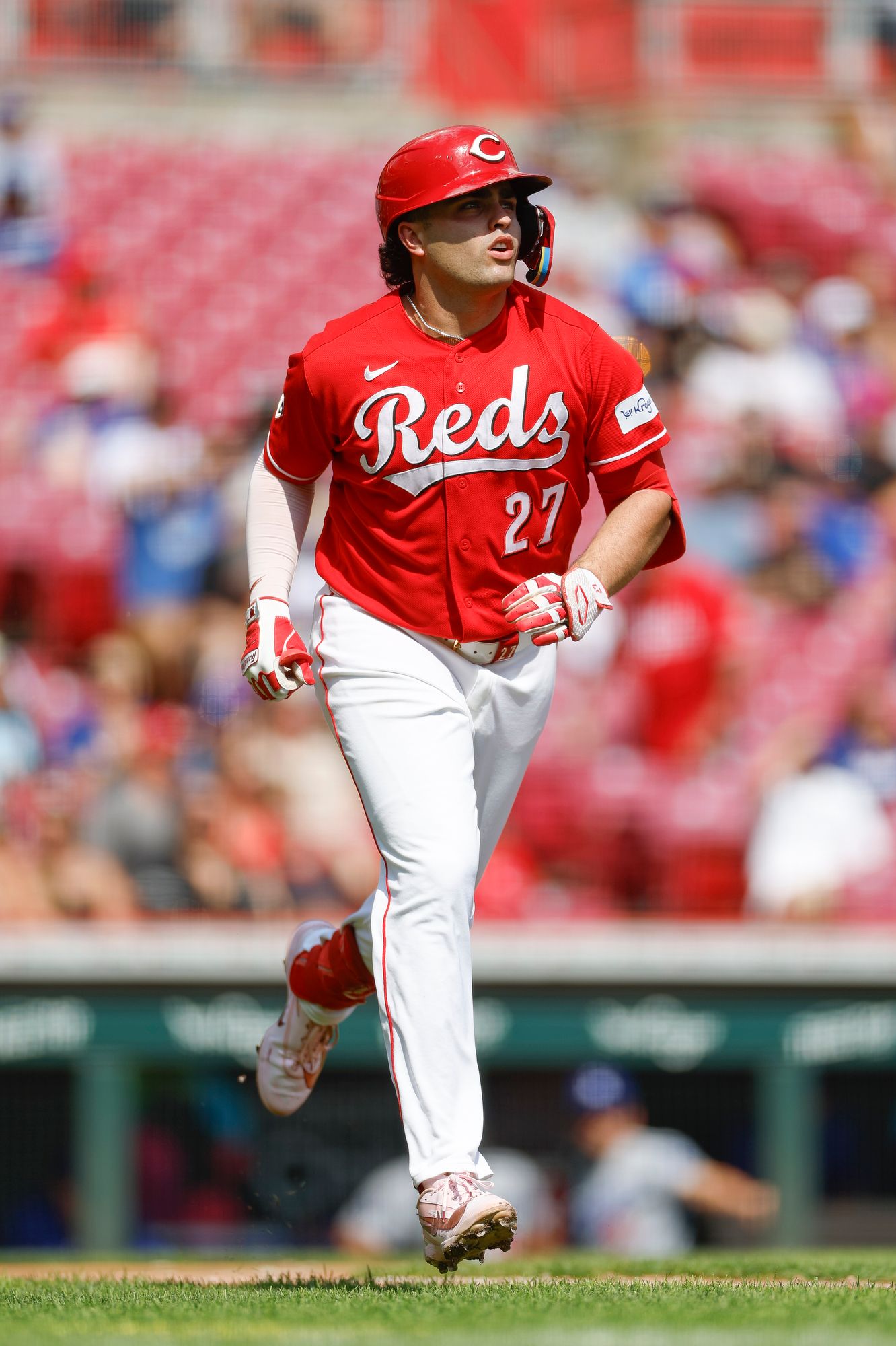Sal Stewart homers in game versus Dodgers, September 17, 2026