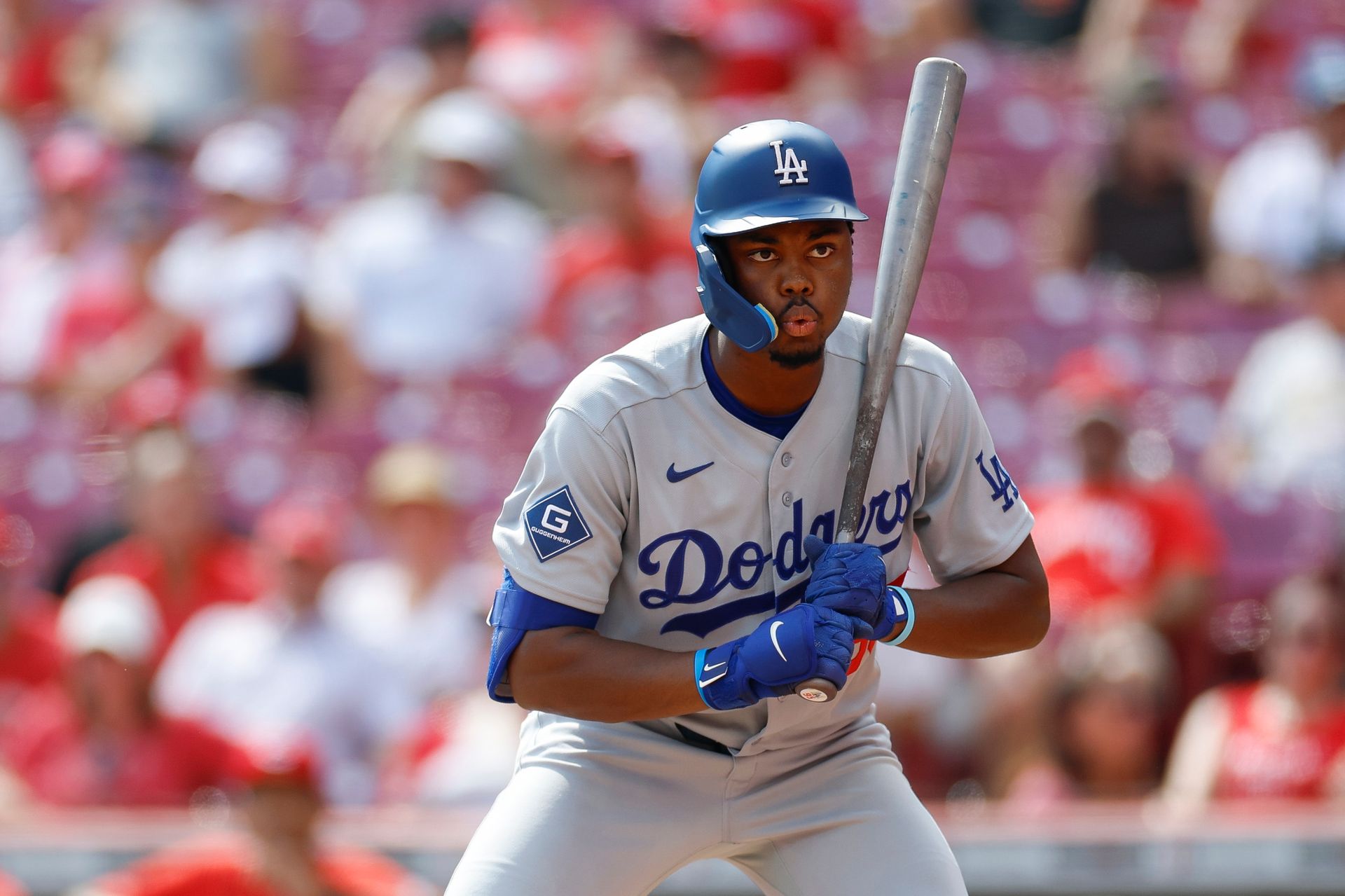 Josue de Paula reacts to a pitch, September 17, 2026