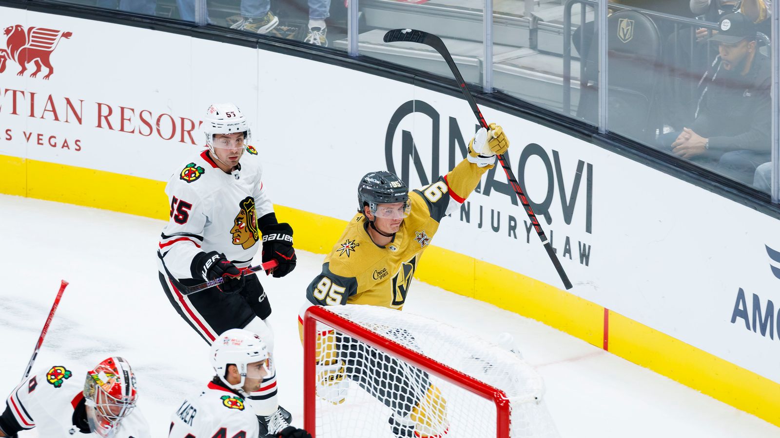 Victor Olofsson celebrates the season's first goal.