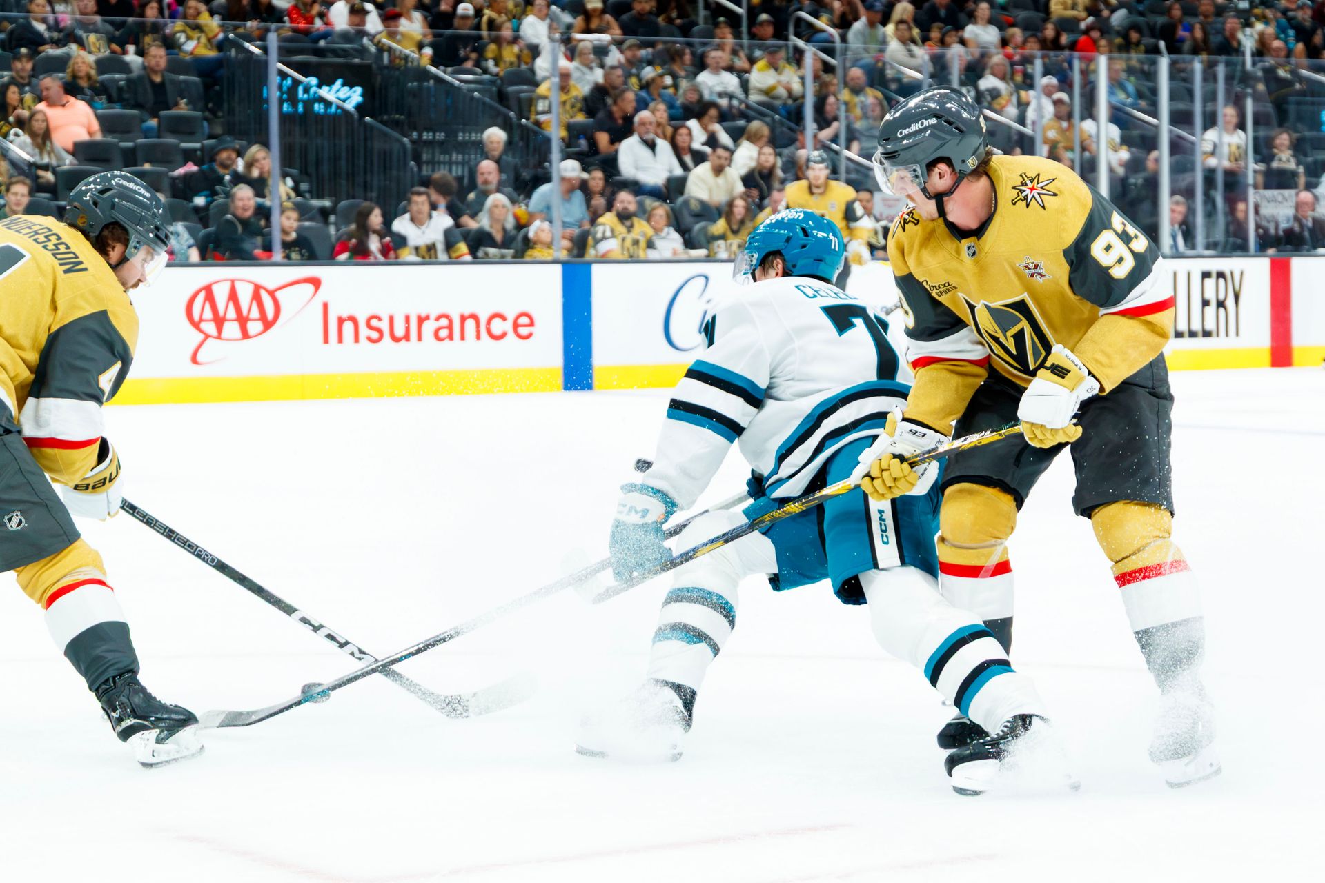 Mitch Marner hooks Mitch Marner in a tense NHL game moment