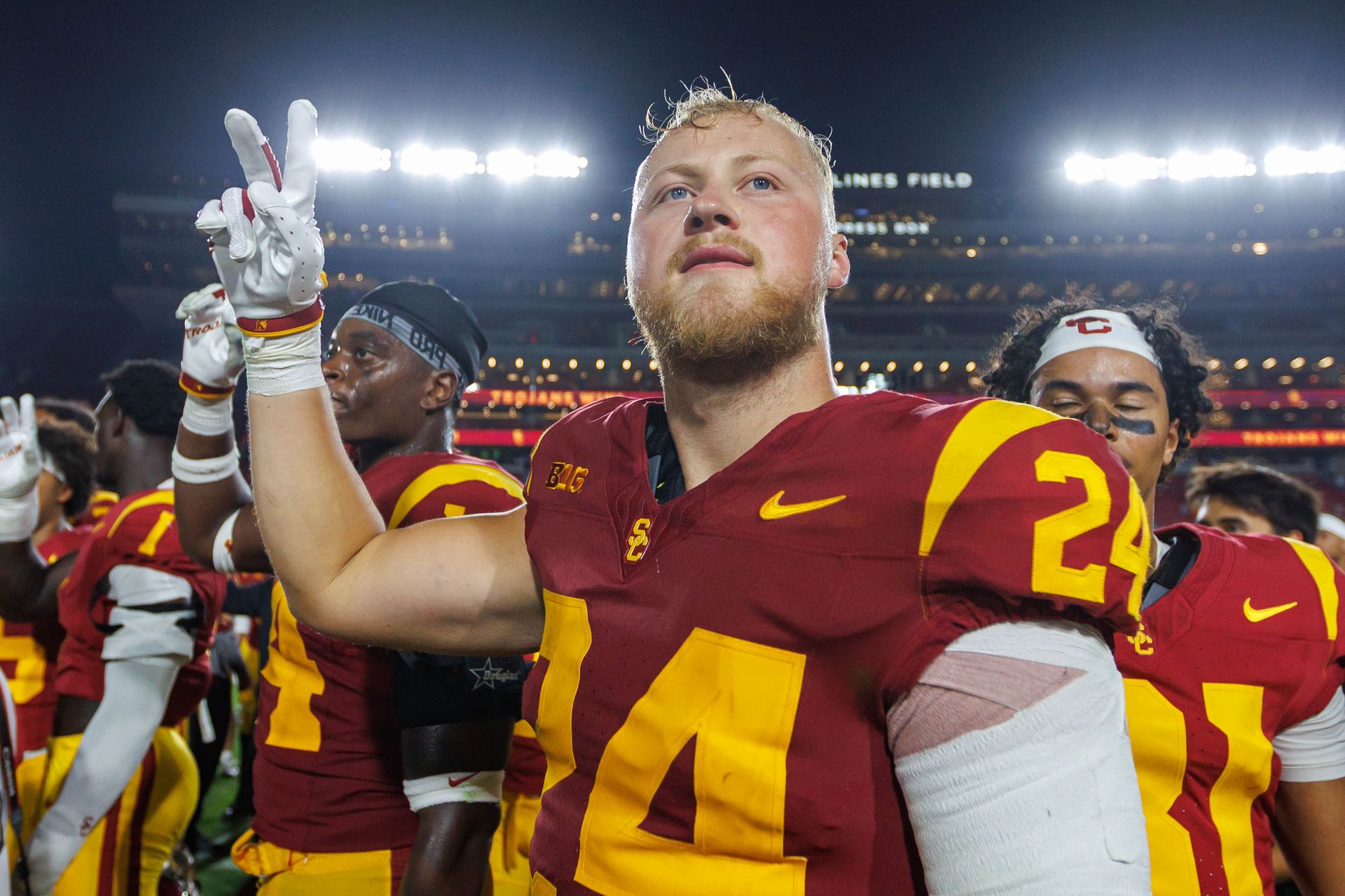 Carson Tabaracci's post-game reaction for USC