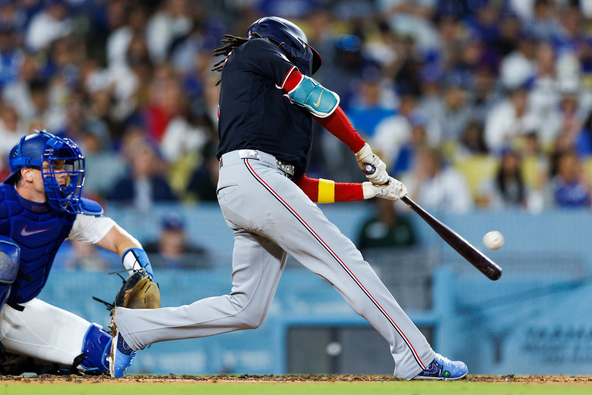 CJ Abrams hits a home run against the Dodgers