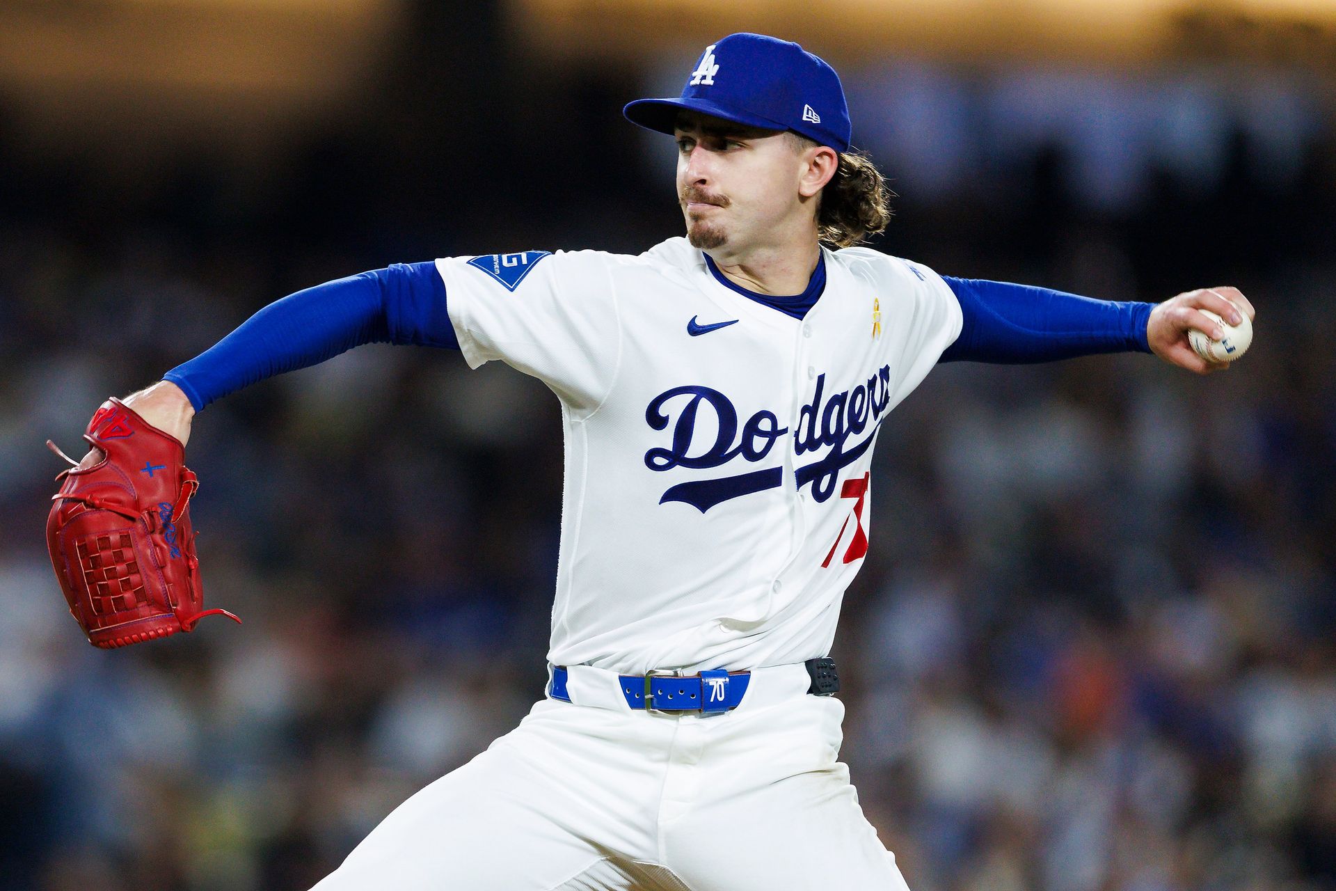 Justin Wrobleski pitches in a repeat performance