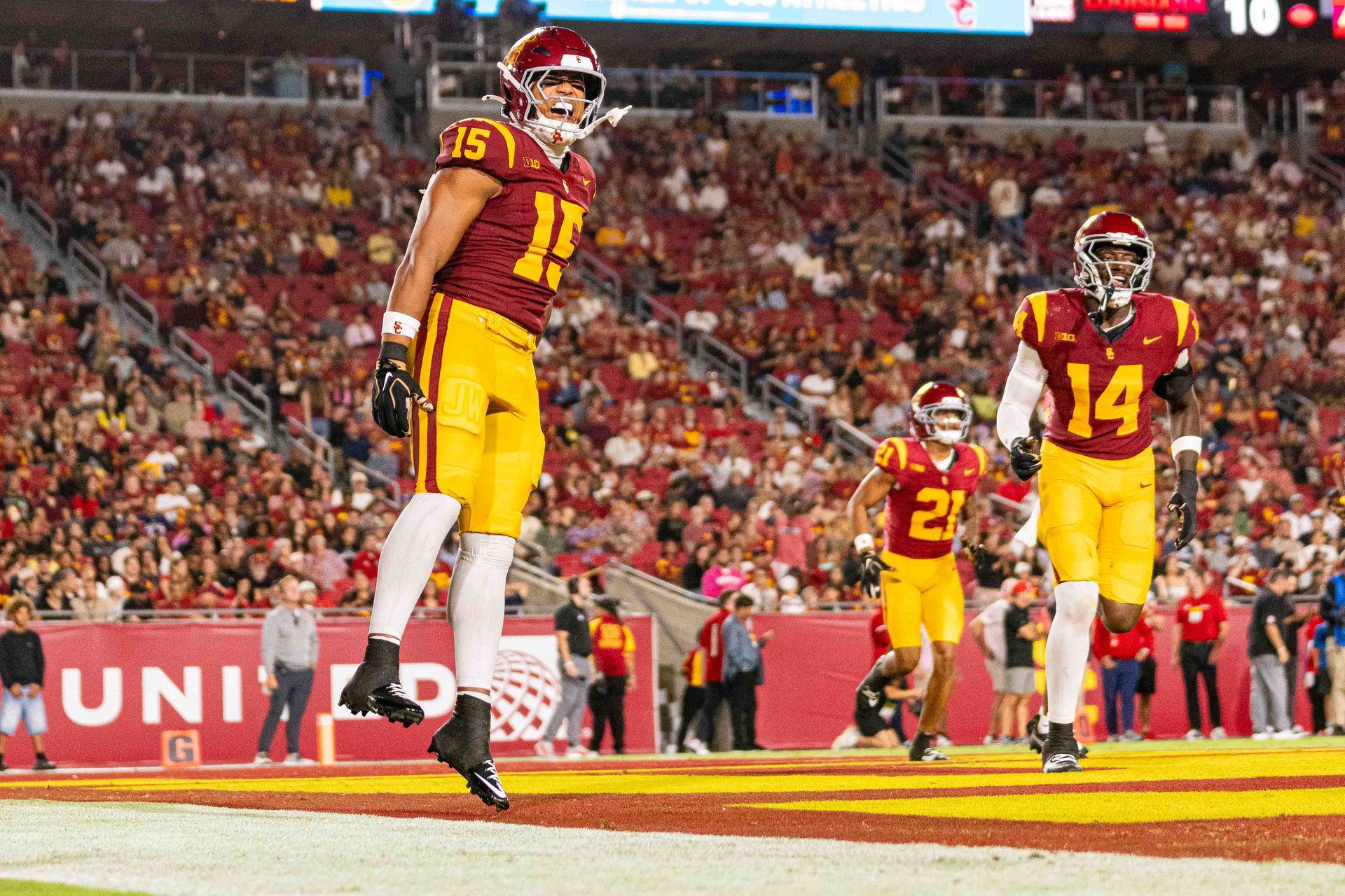 USC special team excites the crowd
